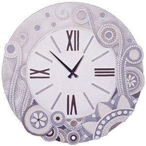 Cartapietra Orologio Tondo Ø 70 eclettica Bianco 47044ba Marca- Cartapietra